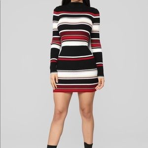 Stripe Sweater Dress
